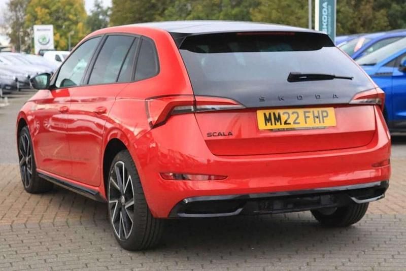 Used Skoda Scala Monte Carlo 108 HP (79 kW) 2022 Red Hatchback