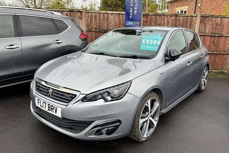 Used Peugeot 308 GT-line 130 HP (95 kW) 2017 Grey Hatchback