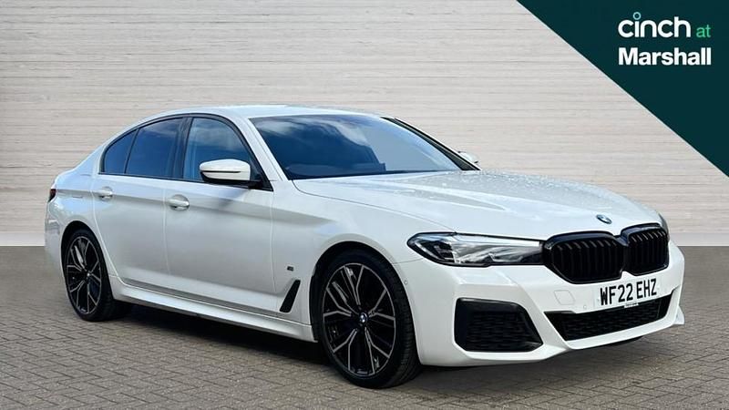 White Used 2022 BMW 520 M Sport | £24,498 (Super price) - Image 1/4
