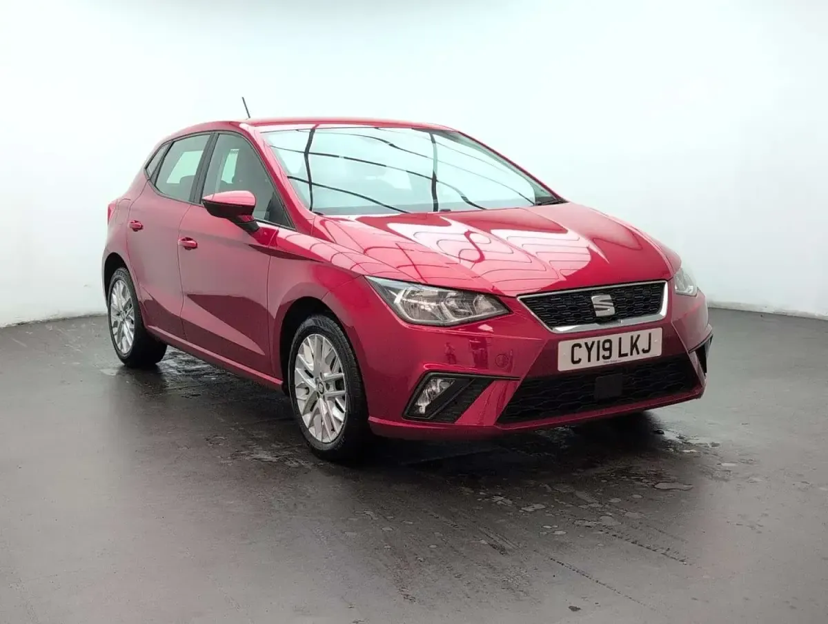 Used Seat Ibiza SE Technology 80 HP (58 kW) 2019 Red Hatchback