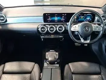 Used Mercedes CLA180 AMG Line Premium Plus 136 HP (100 kW) 2020 Blue Coupe