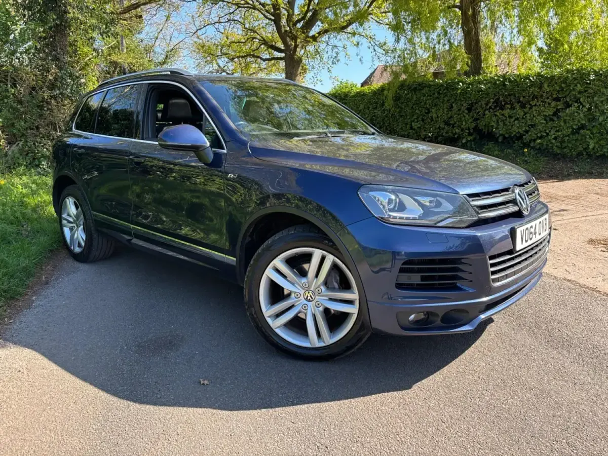 Used VW Touareg R-line 2014 Blue SUV