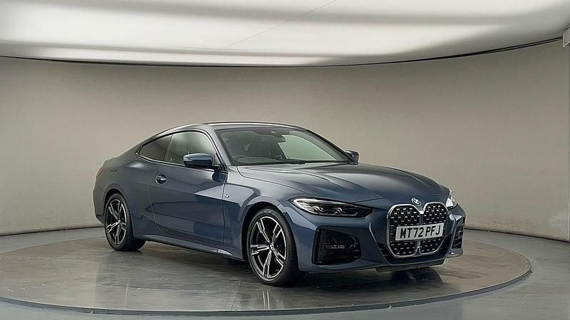 Arctic race blue metallic Used 2022 BMW 420 M Sport Coupe | £27,800 (Fair price) - Image 1/4