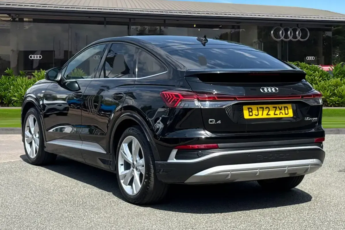 Used Audi Q4 Sportback e-tron S-Line 82 kW (112 HP) 2022 Black SUV