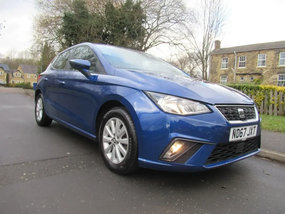 Begagnad Seat Ibiza SE 75 HK (55 kW) 2018 Blå Halvkombi