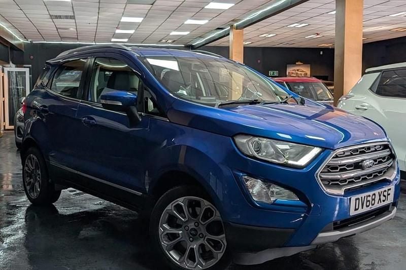 Blue Used 2018 Ford Ecosport Titanium SUV | £8,810 (Fair price) - Image 1/1