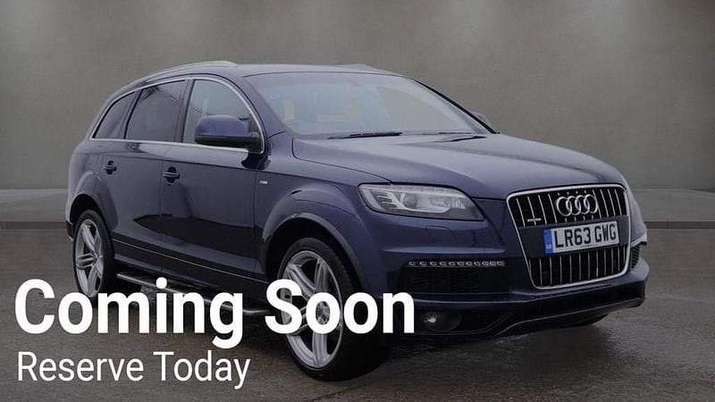 Used Audi Q7 S-line plus 245 HP (180 kW) 2013 Blue SUV