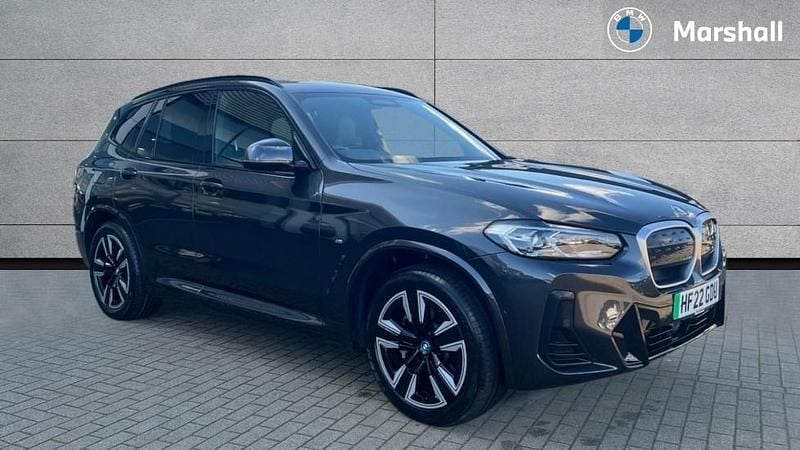 Sophisto grey xirallic Used 2022 BMW iX3 M Sport SUV | £28,420 (Fair price) - Image 1/4