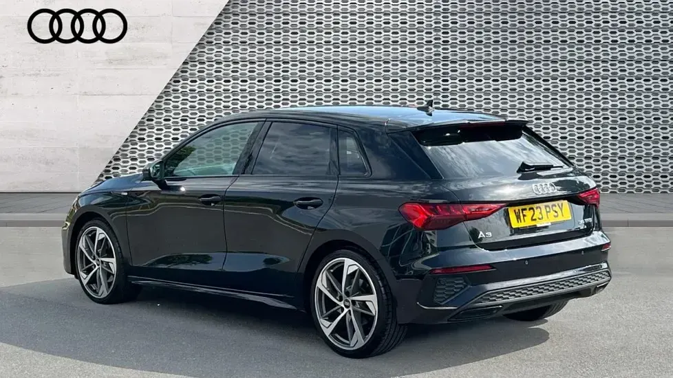 Used Audi A3 Comfort 150 HP (110 kW) 2023 Black Sedan