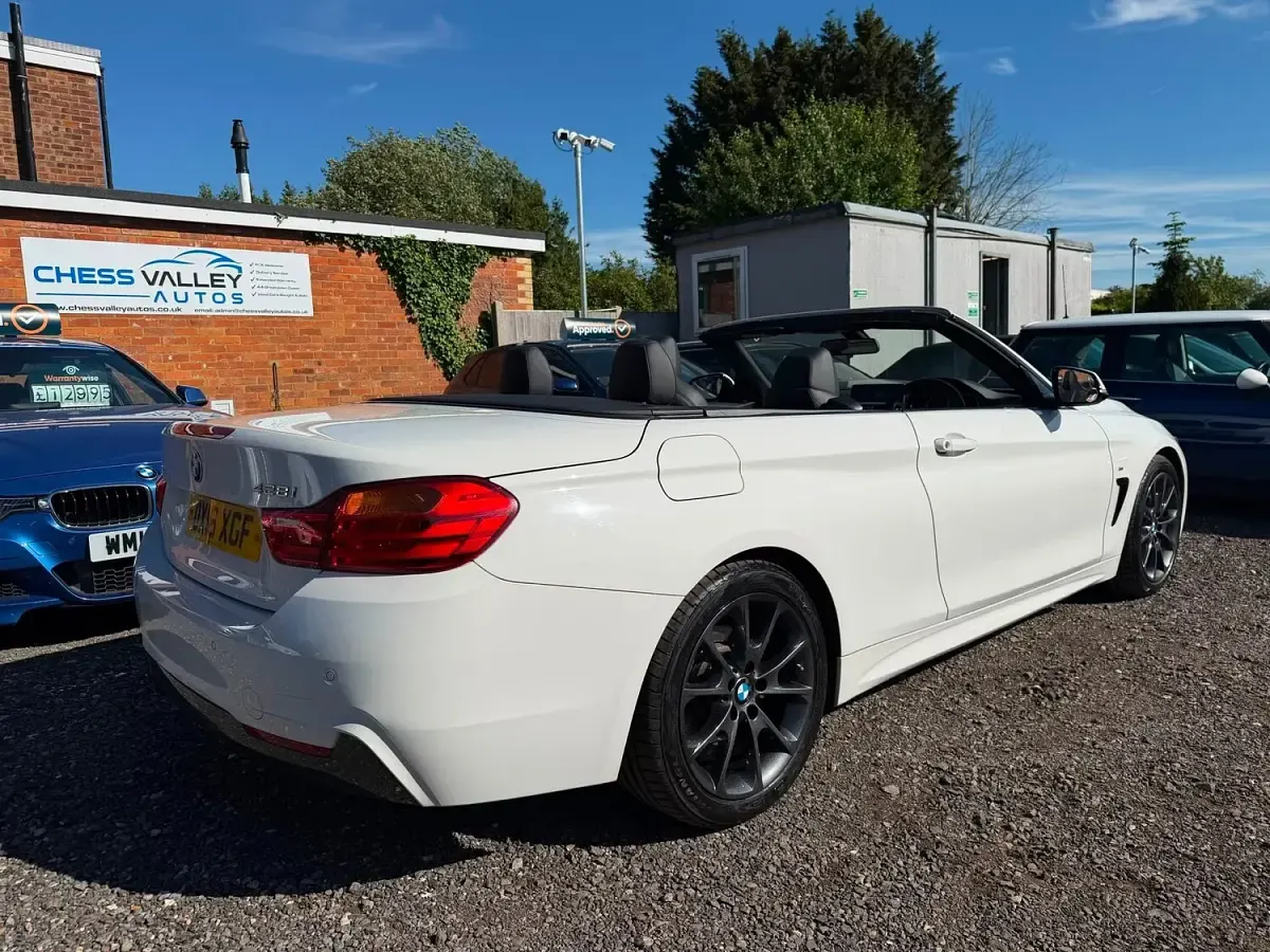 Used BMW 428 M Sport 245 HP (180 kW) 2016 White Cabriolet