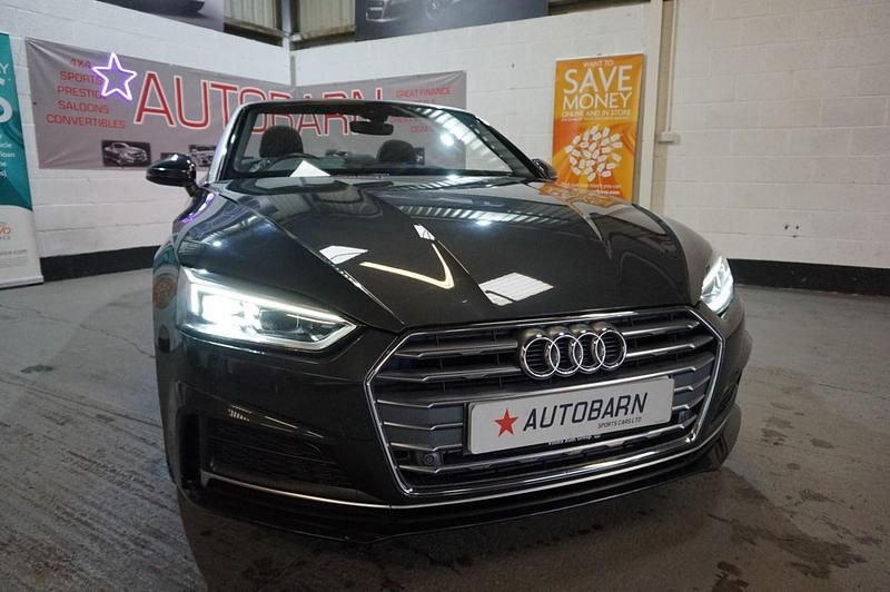 Used Audi A5 Cabriolet S-Line 190 HP (139 kW) 2019 Grey Cabriolet