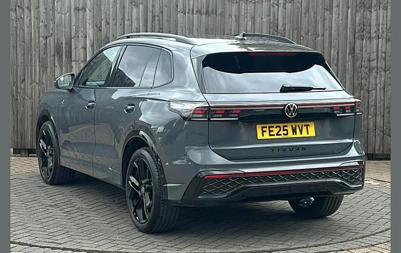 Grey Used 2025 VW Tiguan R-line SUV | £34,599 (Expensive) - Image 1/4
