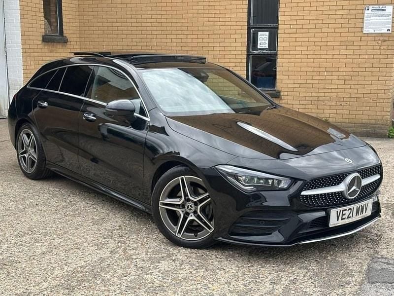 Black Used 2021 Mercedes CLA180 Shooting Brake AMG line Estate | £21,999 (Good price) - Image 1/4