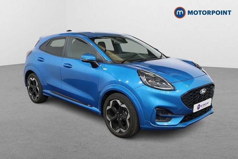 Blue Used 2025 Ford Puma Gen-E ST-Line X SUV | £21,699 (Fair price) - Image 1/4