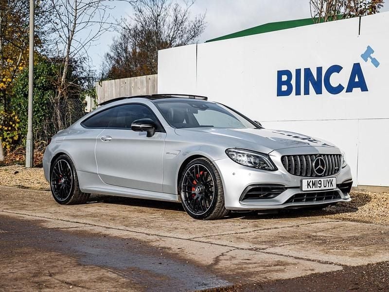 Silver Used 2019 Mercedes C63 AMG AMG Coupe | £36,830 (Good price) - Image 1/4