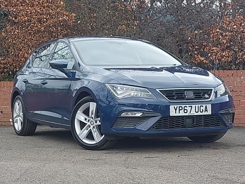 Used Seat Leon FR 125 HP (91 kW) 2017 Blue Hatchback