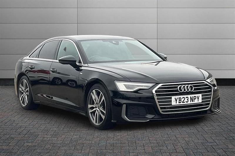 Brilliant black Used 2023 Audi A6 S-Line Sedan | £24,250 (Super price) - Image 1/4