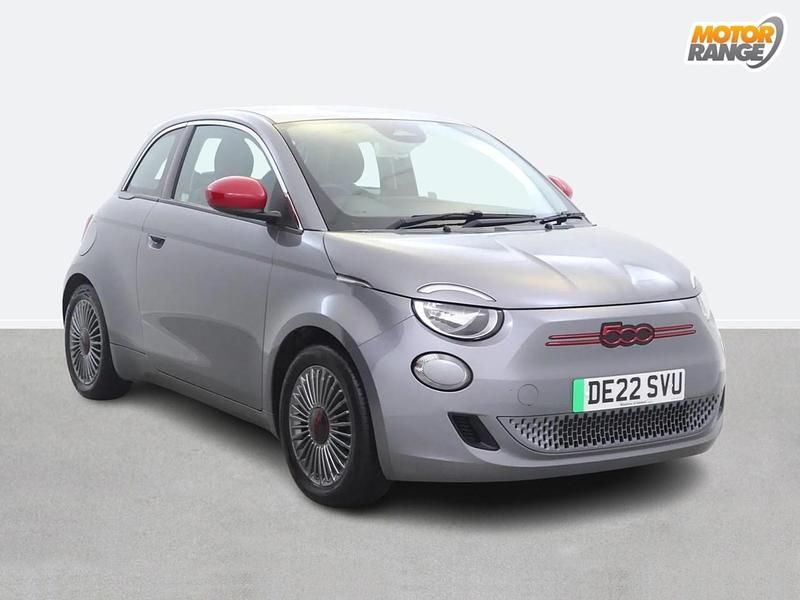 Used Fiat 500e Red 86 kW (118 HP) 2022 Grey Hatchback