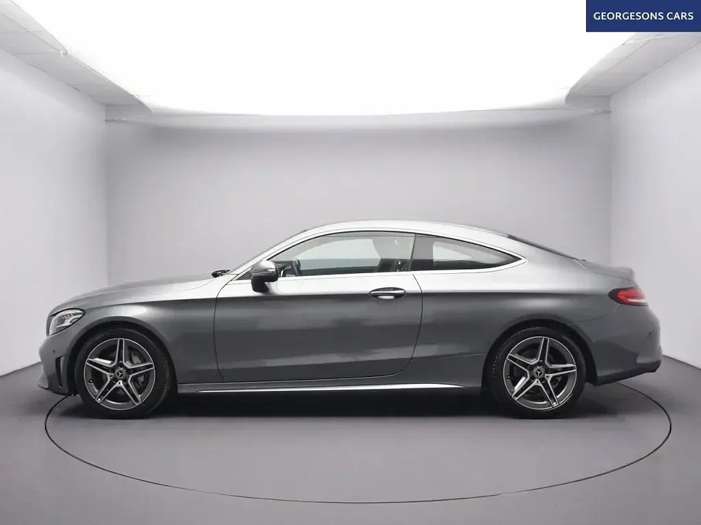 Used Mercedes C200 AMG line 184 HP (135 kW) 2019 Grey Coupe