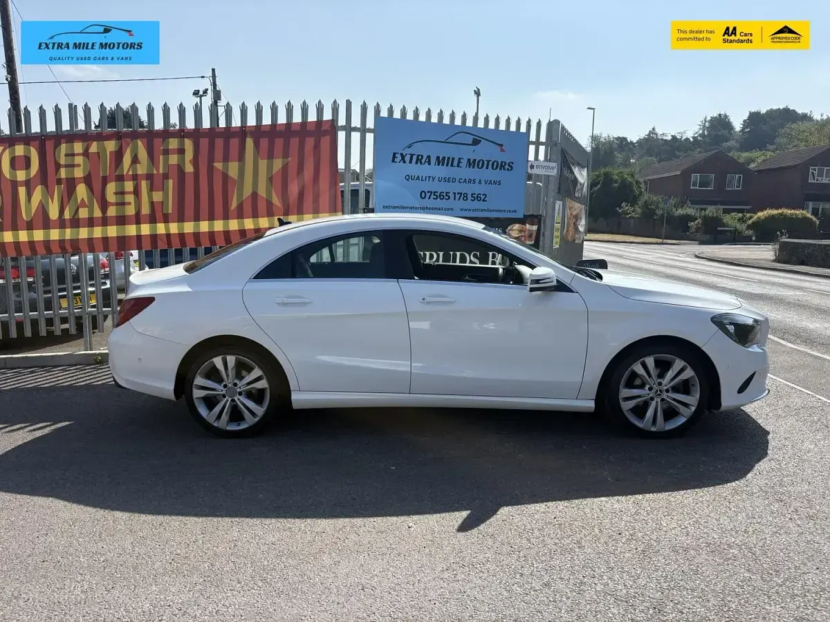 Used Mercedes CLA200 Edition 136 HP (100 kW) 2018 White Coupe