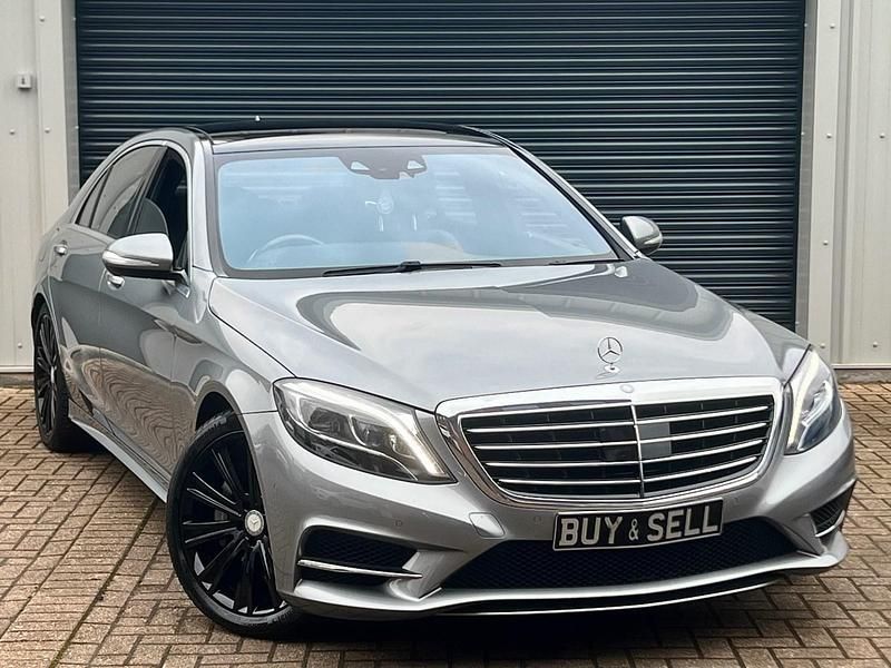 Silver Used 2014 Mercedes S500L AMG line Sedan | £16,495 - Image 1/4