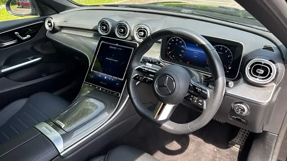 Used Mercedes C200 AMG line 204 HP (150 kW) 2025 Black