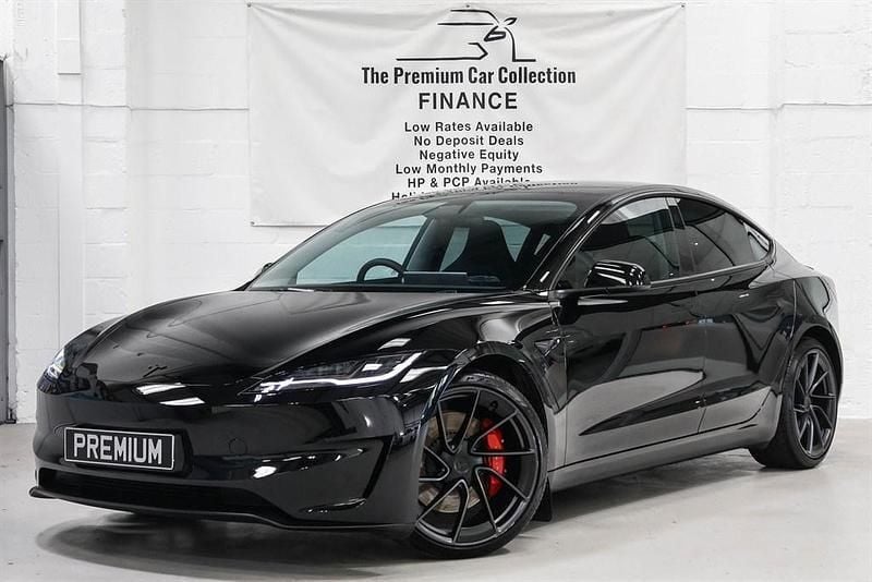 Black Used 2025 Tesla Model 3 Performance Sedan | £51,980 - Image 1/4
