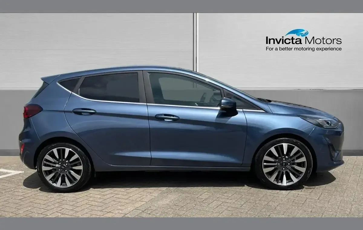 Used Ford Fiesta Titanium X 125 HP (91 kW) 2023 Blue Hatchback