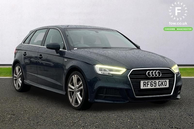 Blue Used 2020 Audi A3 S-Line Hatchback | £17,399 (Good price) - Image 1/4