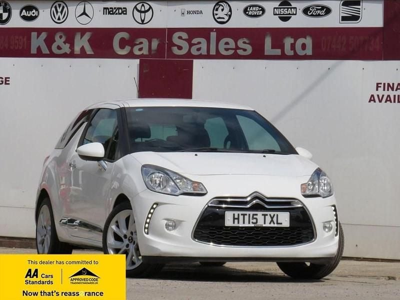 White Used 2015 DS Automobiles DS3 Hatchback | £6,495 (Fair price) - Image 1/4