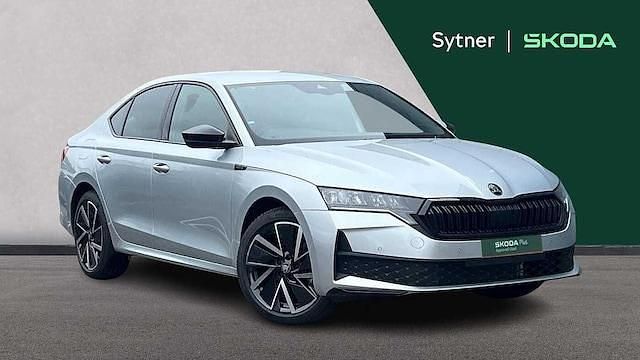 Brilliant silver metallic New 2025 Skoda Octavia SportLine Hatchback | £28,000 - Image 1/4