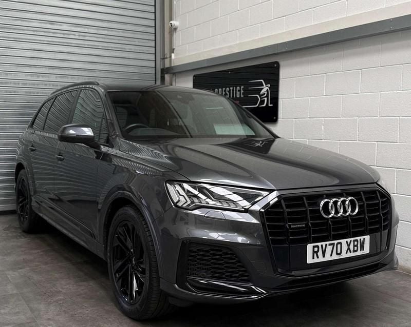 Grey Used 2020 Audi Q7 S-Line SUV | £34,989 (Expensive) - Image 1/4