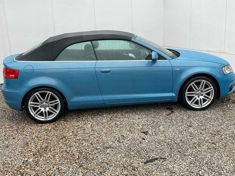 Used Audi A3 Cabriolet S-Line 140 HP (102 kW) 2009 Blue Cabriolet