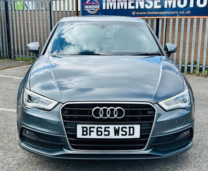 Used Audi A3 S-Line 184 HP (135 kW) 2015 Grey Hatchback