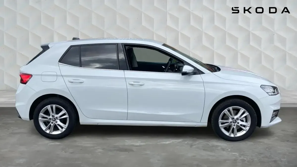 Used Skoda Fabia SE L 113 HP (83 kW) 2026 Moon white metallic Hatchback