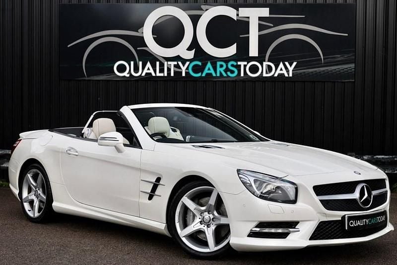 White Used 2013 Mercedes SL350 AMG Cabriolet | £19,995 (Expensive) - Image 1/1