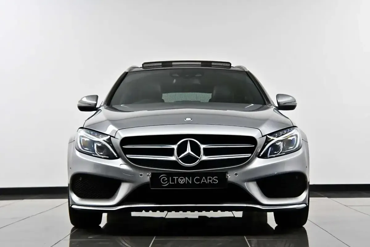 Used Mercedes C250 AMG Line Premium Plus 2015 Silver Estate