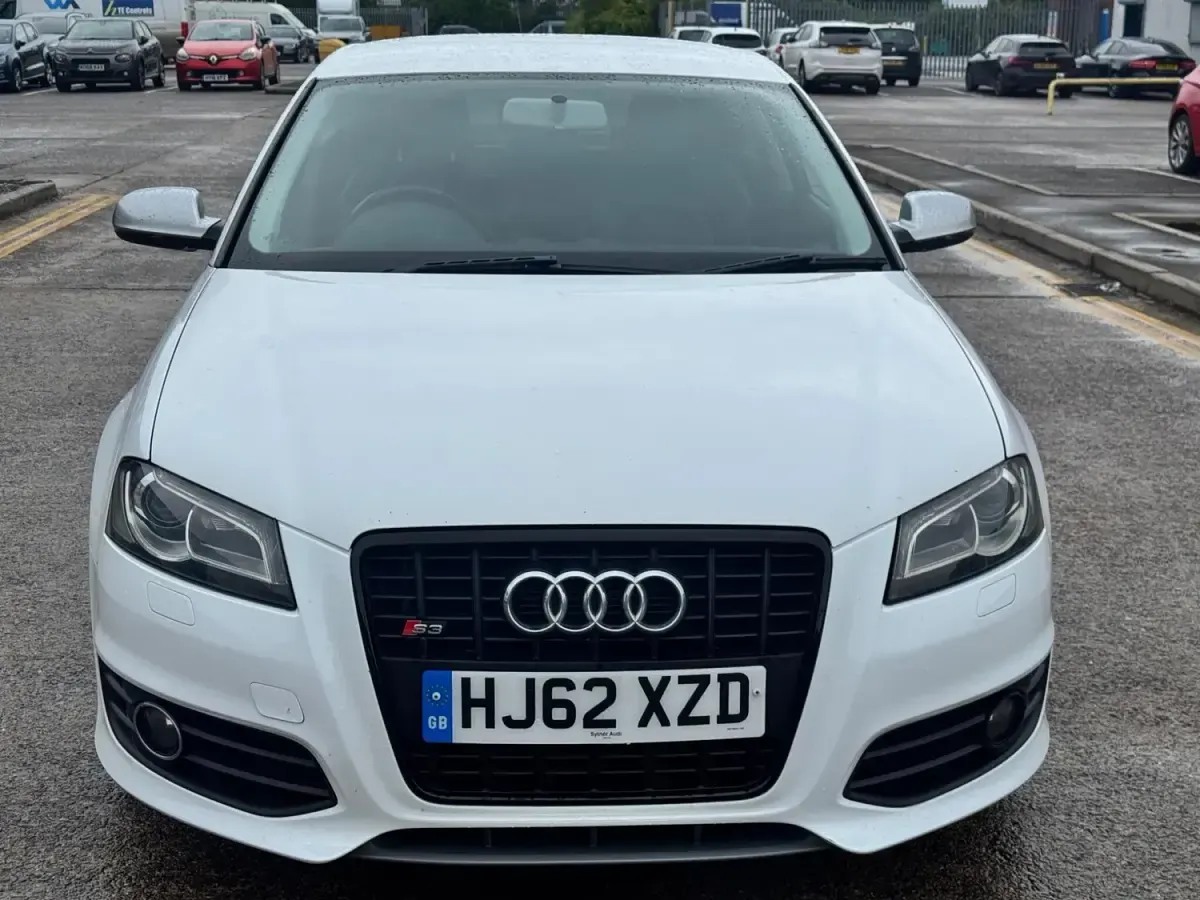 Begagnad Audi S3 Sportback Black Edition 2012 Vit Halvkombi
