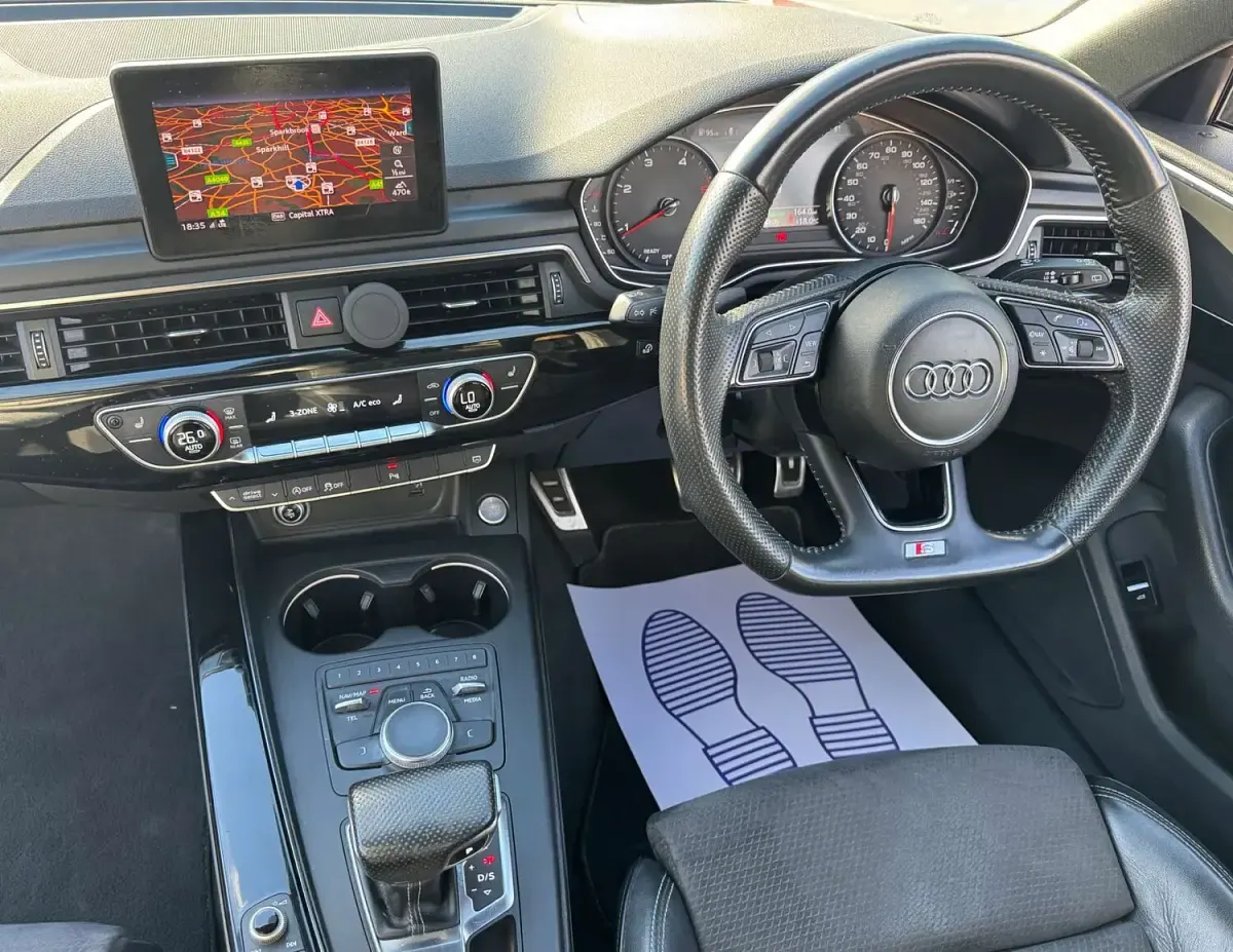Used Audi A4 Black Edition 190 HP (139 kW) 2018 Grey Estate