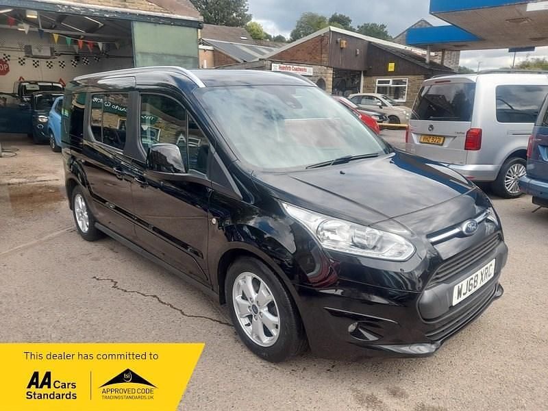 Black Used 2018 Ford Grand Tourneo Connect Titanium MPV | £11,975 (Good price) - Image 1/3