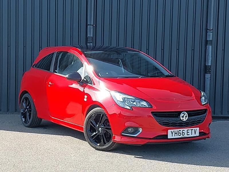 Used Vauxhall Corsa Edition 90 HP (66 kW) 2016 Red Hatchback
