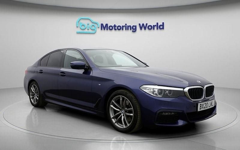 Used BMW 520 M Sport 190 HP (139 kW) 2020 Blue Sedan
