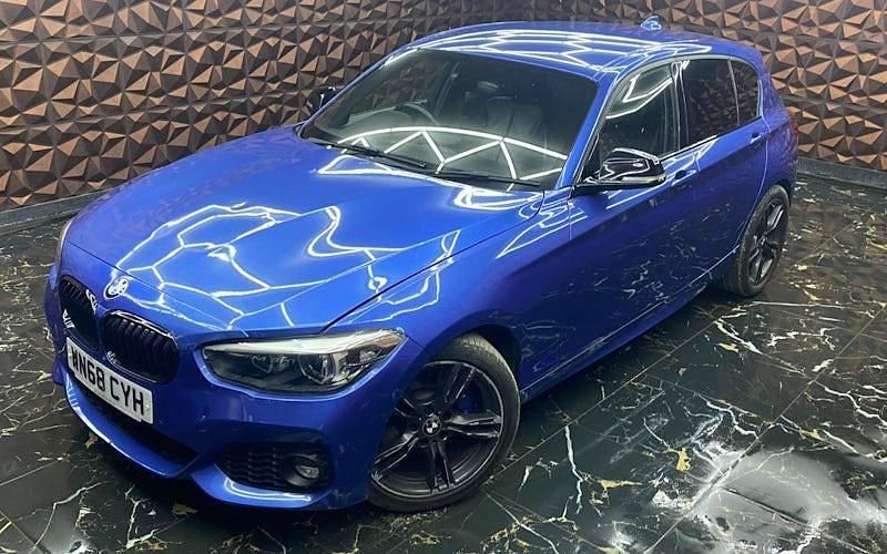 Used BMW 116 M Sport 116 HP (85 kW) 2018 Blue Hatchback