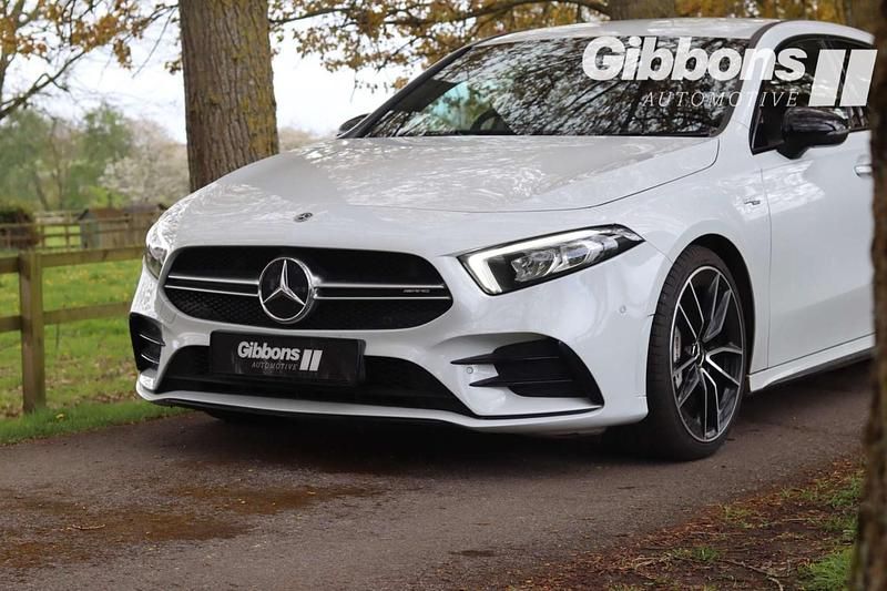 Used Mercedes A35 AMG Premium 2021 White Hatchback