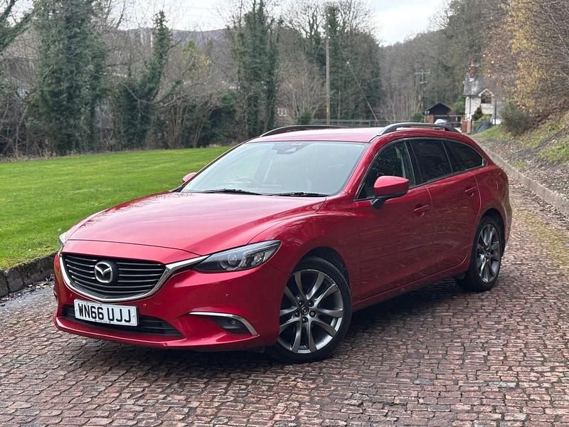 Usado Mazda 6 Inclusive 175 HP (128 kW) 2016 Vermelho Carrinha