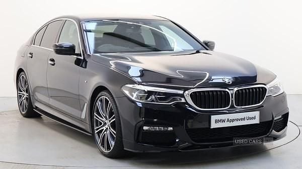 Black Used 2017 BMW 540 M Sport Sedan | £25,950 (Expensive) - Image 1/4