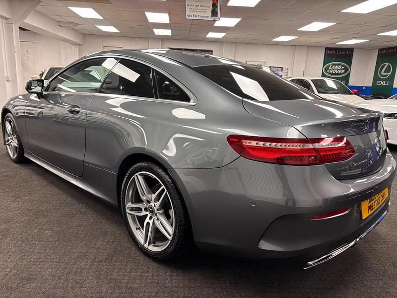 Used Mercedes E220 AMG line 194 HP (142 kW) 2018 Grey Coupe