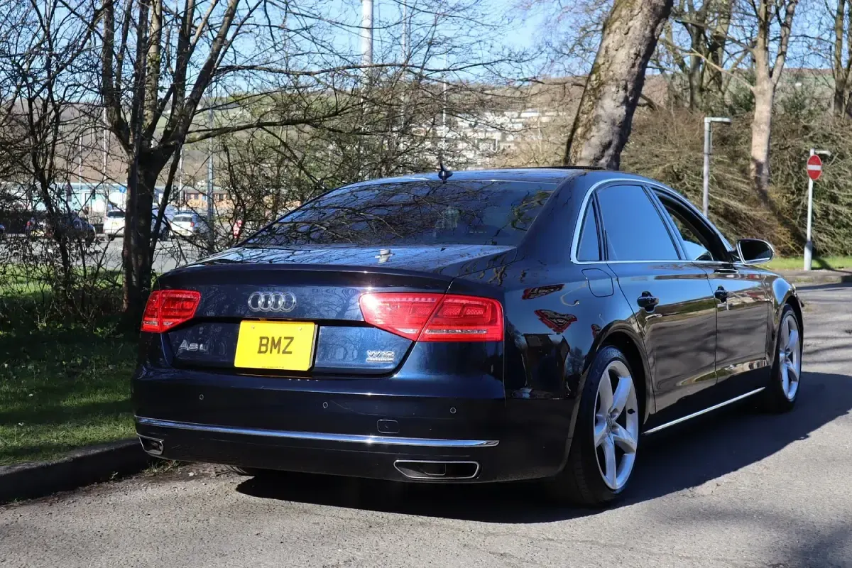 Used Audi A8 2012 Blue Sedan