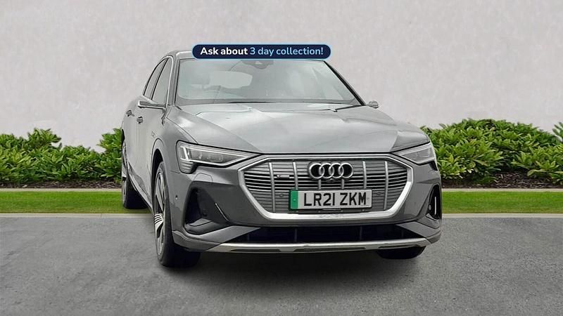 Grey Used 2021 Audi e-tron S-Line SUV | £23,830 (Expensive) - Image 1/4