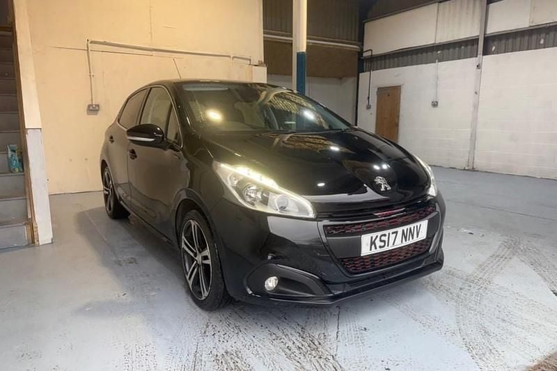 Black Used 2017 Peugeot 208 GT-line Hatchback | £4,995 (Good price) - Image 1/1